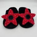 Winter Plush Slippers for Women & Men - Floral Fuzzy House Shoes, Simple Indoor Gifts for Christmas