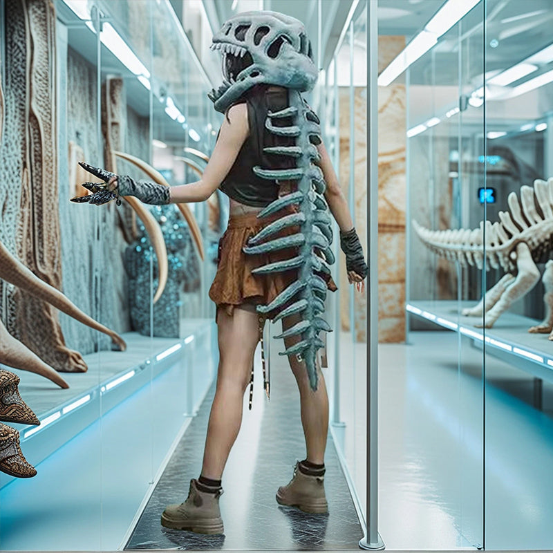 3D Dinosaur Skeleton Toy: Funny & Soft Costume Set for Kids - Unique & Comfortable